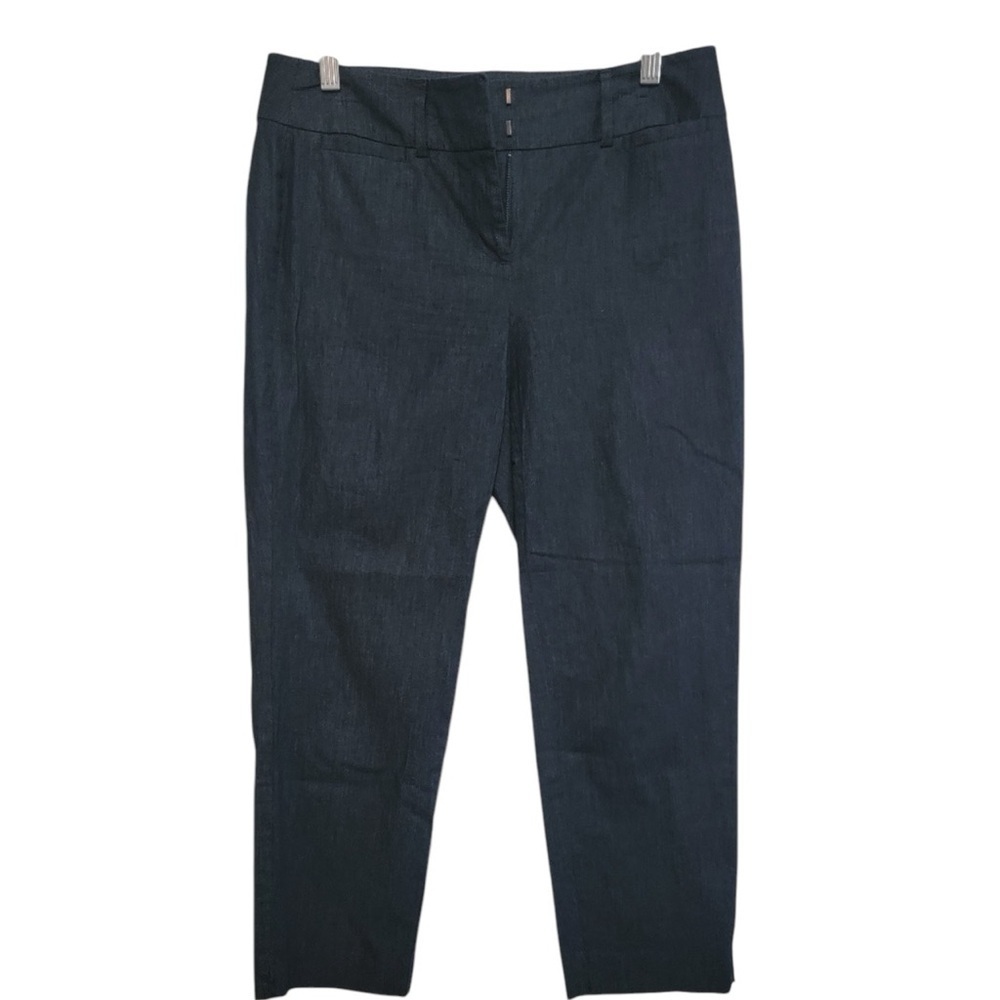 Ann Taylor Dark Denim Signature Crop 4 NWT